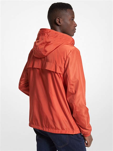 michael kors men's windbreaker|Logo Tape Woven Windbreaker Jacket .